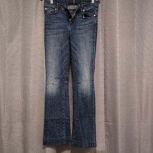 7 For All Mankind Light Blue Flare Jeans